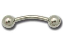 Banane Bauchnabel Titanium Metallkugeln |  ITC