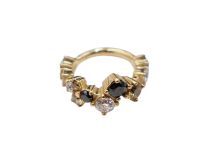 Anneauc Scharnier CoCr Pvd Gold 1.2X8 Geometrische Form