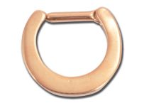 Septumring Stahl vergoldet Rose mit Scharnier |  ITC