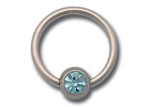 Stahlring Kugel 4 mm Kristall bunt |  ITC