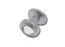 Dermal Titanium Implant Sterile 3 mm Strass-Scheibe Weiss |  ITC