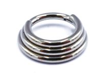 Ring Scharnier Titan steril Motiv aneinandergereiht |  ITC