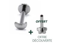 Labret Titanium Intern Steril Motiv Mondsichel |  ITC