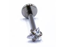 Labret Titanium Intern Steril Griffé Triangle Motiv |  ITC