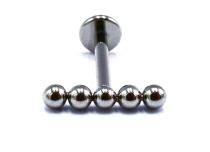 Labret Titanium Interne Steril Motiv 5 Gerade Kugeln |  ITC