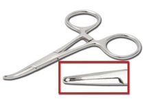 Klemme aus Edelstahl für Labret Länge 12 cm