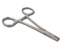 Edelstahlklemme für die Dermalverlegung von 3 mm Länge 11 cm