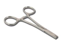 Edelstahlklemme für die Dermalverlegung von 4 mm Länge 11 cm