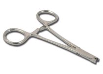 Edelstahlklemme für Dermalverlegung 5 mm Länge 11 cm