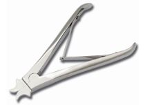 Edelstahlzange mit Sicherungsring Edelstahl 22 cm lang, speziell für große Durchmesser
