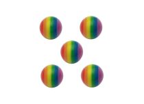 5er-Set Acrylkugeln Regenbogen  iTC