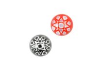 5er-Set Acryl-Kugeln mit Mandala-Muster |  ITC