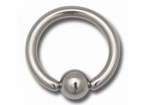 Titanring mit Kugel 6 mm  iTC