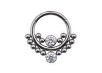 Titanring Scharnier Ornamentales Muster|  ITC