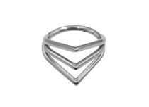 Titanring Scharnier Motiv 3 Dreiecke |  ITC