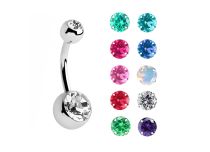 Banane Stahl Doppelkristall Farbig |  ITC