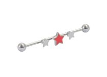 Barbell Stahl Industriell Drei-Sterne-Muster |  ITC