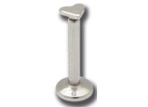 Labret Interne Stahl Motiv Flaches Herz |  ITC