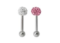 Barbell Stahl Kugel Multicristal 3 und 5 mm |  ITC