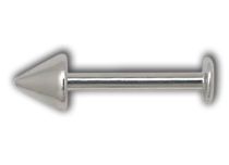 Labret Stahl mit Spitze 3 mm |  ITC