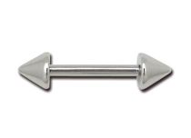 Barbell Stahl mit Doppelspitze 3 mm |  ITC