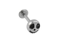 Labret Stahl Motiv Totengesicht |  ITC