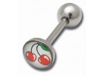Barbell Stahl Scheibe 8 mm Kirschmotiv |  ITC