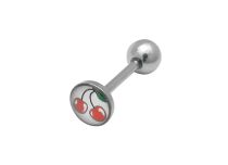 Barbell Stahl Scheibe 8 mm Kirschmotiv |  ITC