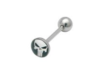 Barbell Stahl Scheibe 8 mm Totenkopfmotiv |  ITC