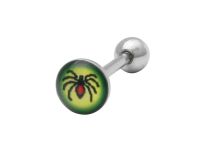 Barbell Stahl Scheibe 8 mm Spider Motiv |  ITC
