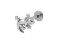 Labret Interne Stahl mit Eidechsenmotiv |  ITC