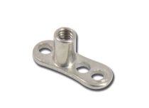 Piercing Titanium Surface Base Abgerundet |  ITC