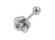 Barbell Stahl Motiv Blume 10 mm |  ITC