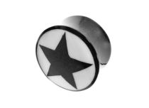 Plug aus schwarzem Horn mit Stern-Motiv |  ITC