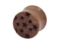 Plug Teak Doppelte geschulterte Sterne |  ITC