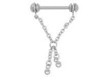 Teton Schmuck Stahl Kette Strass |  ITC