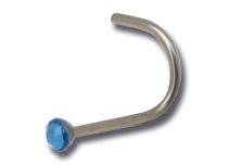 Stud Nez Stahl Kristall Farbig |  ITC