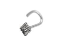 Nasenstecker Stahl mit Strass |  ITC