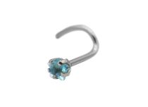 Nasenstecker Stahl 0,8 mm Strass Griffé Stern |  ITC