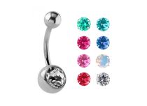 Banane Stahl Kristall Facette Farbig |  ITC