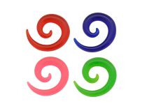 Spiralverbreiterung Acryl Farbig |  ITC