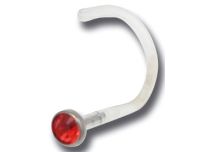 BioFlex Nasenstecker 1 mm Mundstück Titanium Kristall Farbig |  ITC