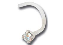 BioFlex Nasenstecker 0,8 mm Mundstück Kristall bunt |  ITC