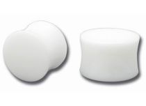 Plug Acrylic Shouldered Weiß |  ITC