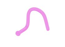 BioFlex Unsichtbarer Nasenstecker Rose |  ITC