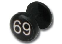Fake Plug Stahl Motiv 69 |  ITC