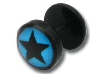 Fake Plug Stahl Motiv Stern |  ITC