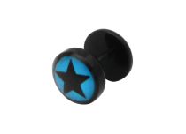 Fake Plug Stahl Motiv Stern |  ITC