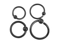 Stahlring Schwarz Twist |  ITC