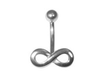 Bananenkugel Stahl 3 mm Motiv Unendlich |  ITC